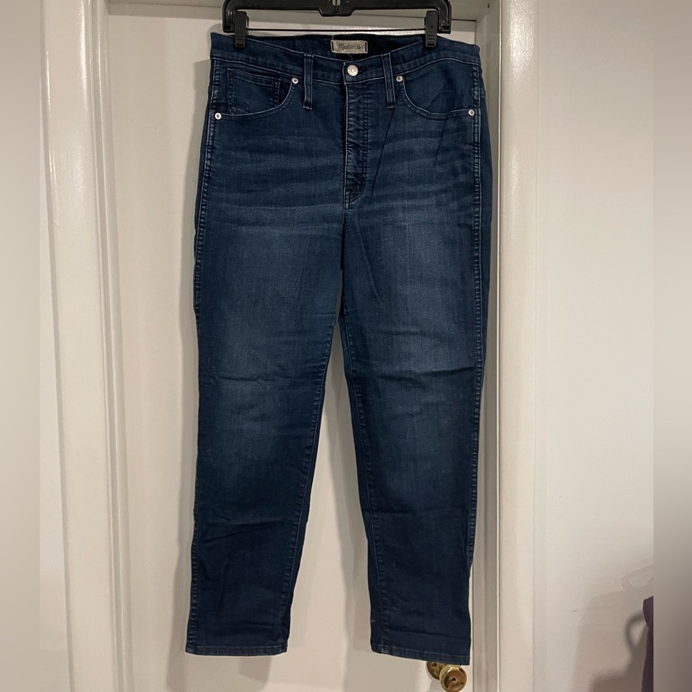 Madewell stovepipe Blue Denim Jeans